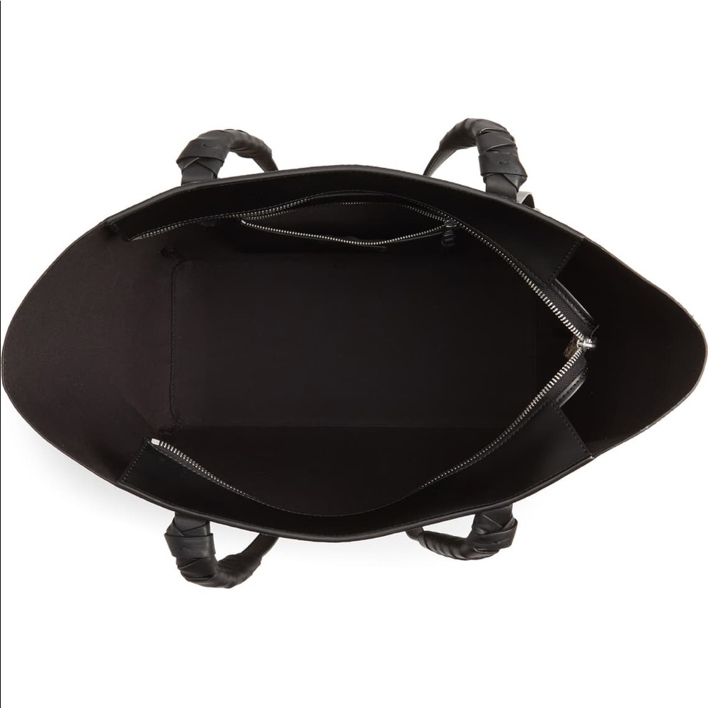 NEW ALLSAINTS Keli Snake Embossed Leather Tote - Picture 3 of 8